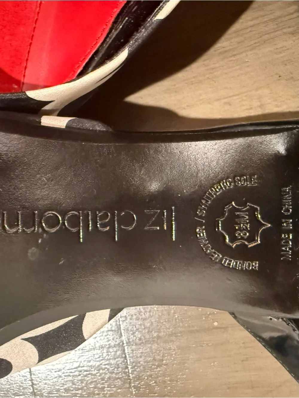 Liz Claiborne graphic black